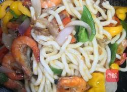 咸蛋黄椒盐虾面的做法图解9