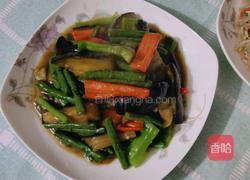 茄子豆角的做法图解8