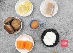 鳕鱼香菇酿肉的做法图解1