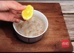 Illustration of how to make shrimp balls with mustard sauce 2