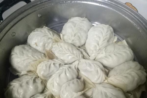 芸豆肉馅包子