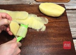 孜然火腿肠土豆串的做法图解3