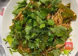 辣酱炒金针菇的做法图解5