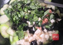 丝瓜豆腐汤的做法图解9