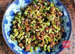 空心菜梗炒肉末的做法图解8