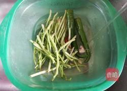 空心菜梗炒肉末的做法图解3