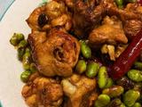 鸡腿烧毛豆