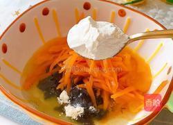 胡萝卜紫菜鸡蛋香酥饼的做法图解5