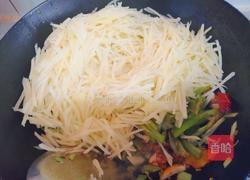 土豆丝炒肉的做法图解8