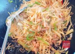 土豆丝炒肉的做法图解12