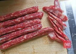 茄子香肠焖饭的做法图解3