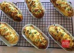 马里苏拉芝士肉松面包的做法图解19