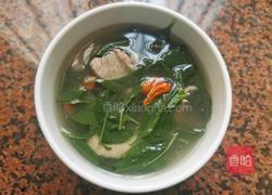 枸杞叶瘦肉汤的做法图解8
