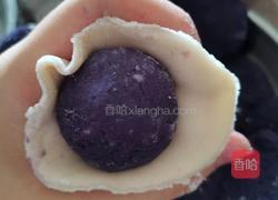 芝士紫薯饼的做法图解4