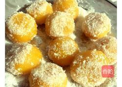 椰蓉南瓜球的做法图解6
