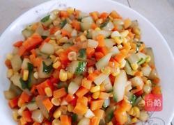 炒三丁的做法图解7