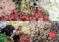 包心菜木耳海米素馅饺子的做法图解4