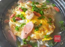 煎蛋萝卜汤的做法图解5