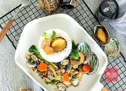 鲍鱼螺肉海鲜饭的做法图解16