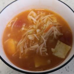 金针菇豆腐汤的做法[图]