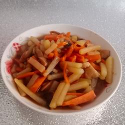 香菇炒土豆条的做法[图]