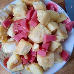 抱蛋馒头丁（俗称鸡蛋炒馒头丁）的做法[图]