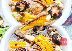 菌菇玉米筒子骨汤的做法图解5