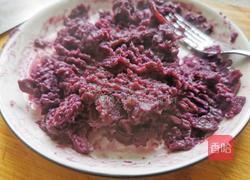 紫薯糯米饼的做法图解4