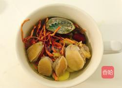 一人食|鲍鱼虫草花炖鸡汤的做法图解5