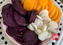 酒酿桂花三色芋圆的做法图解3