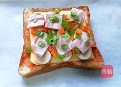 吐司培根披萨的做法图解10