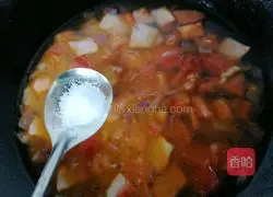 Illustration of how to make bacon spaghetti 8