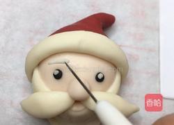 让你爱不释手停不下来的零食小馒头～圣诞老人的做法图解16