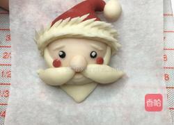 让你爱不释手停不下来的零食小馒头~圣诞老人的做法图解17