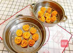玫瑰花馒头的做法图解20
