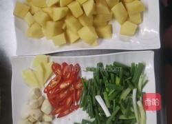 土豆焖鸭的做法图解1