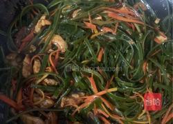 海带胡萝卜炒肉的做法图解9