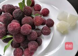 杨梅干的做法图解1