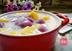 芒果紫薯奶香芋圆的做法图解12
