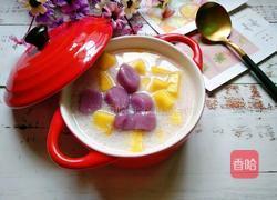 芒果紫薯奶香芋圆的做法图解13