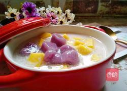 芒果紫薯奶香芋圆的做法图解14