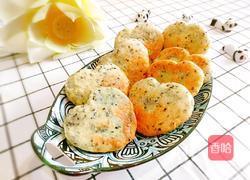 黑芝麻心形煎饼的做法图解16