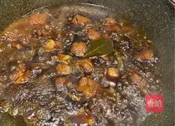 Illustration of the braised pork ribs in thick oil red sauce version 11