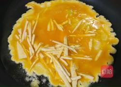 冬笋韭菜炒鸡蛋的做法图解7