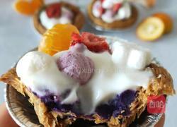 高颜值酸奶紫薯蛋挞的做法图解8