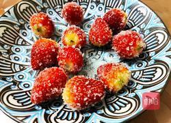 草苺紫薯丸子的做法图解4