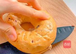 金枪鱼贝果汉堡~紧实有嚼劲的做法图解2