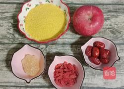 小米红枣苹果粥的做法图解1