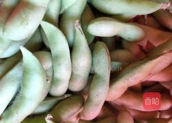 拌毛豆结的做法图解1