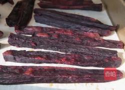 烤紫薯条的做法图解3
